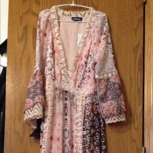 NWT BEBE maxi dress 00P